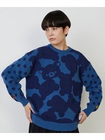 【FRAPBOIS】Rilakkuma JQニット 詳細画像 ブラック 13