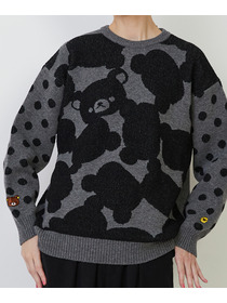 【FRAPBOIS】Rilakkuma JQニット 詳細画像 ブラック 16