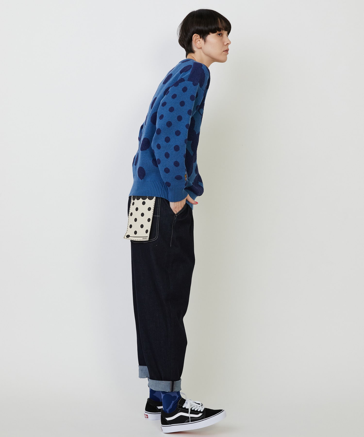 【FRAPBOIS】Rilakkuma JQニット 詳細画像 ブラック 10