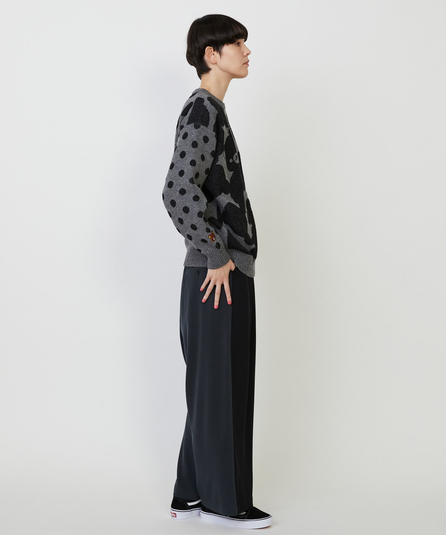 【FRAPBOIS】Rilakkuma JQニット 詳細画像 ブラック 21