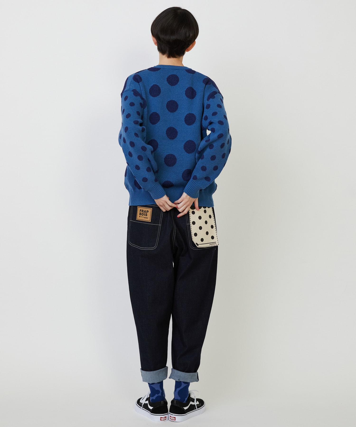 【FRAPBOIS】Rilakkuma JQニット 詳細画像 ブラック 9