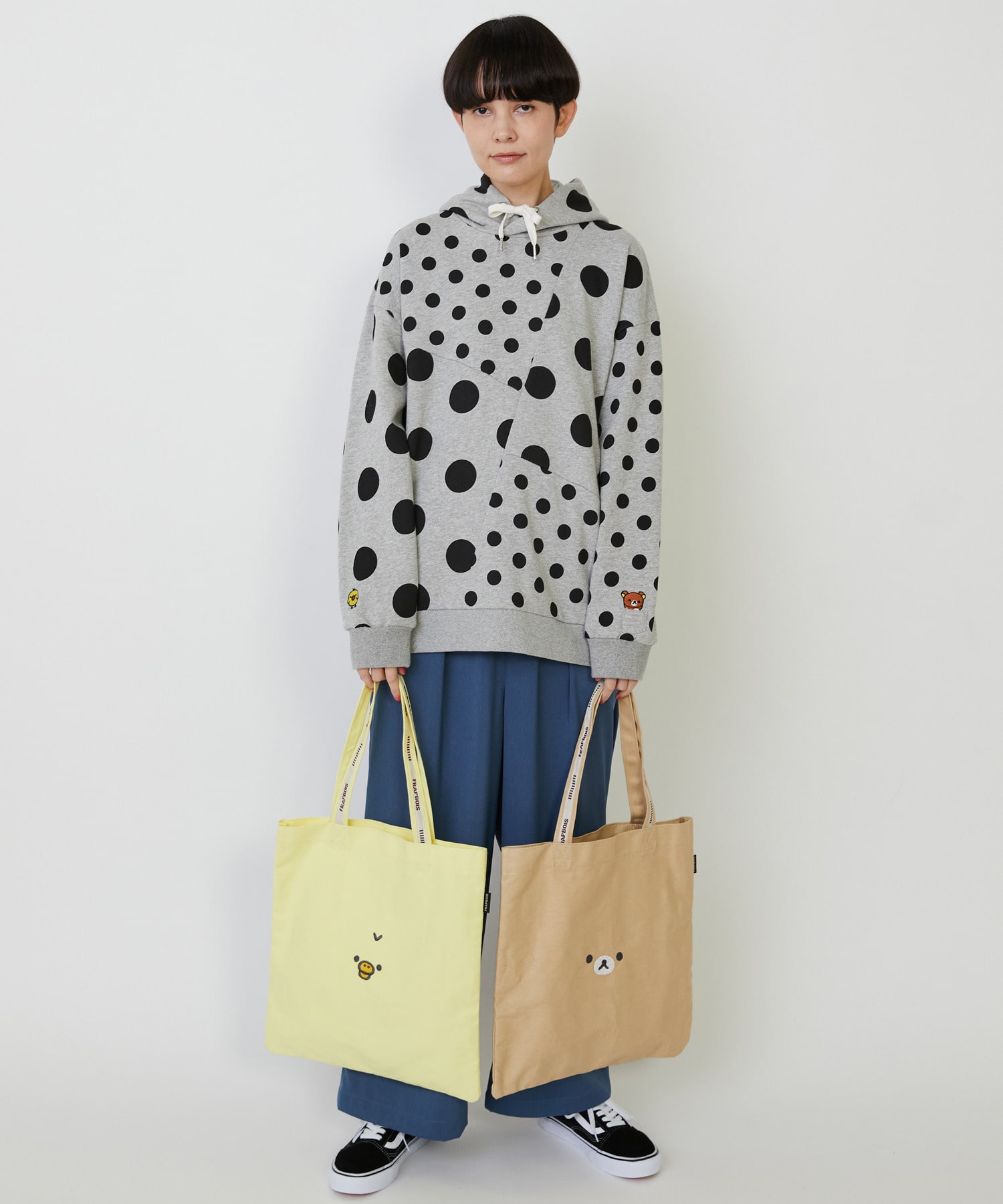 【FRAPBOIS】Rilakkuma オーバーサイズスウェット 詳細画像 グレー 24