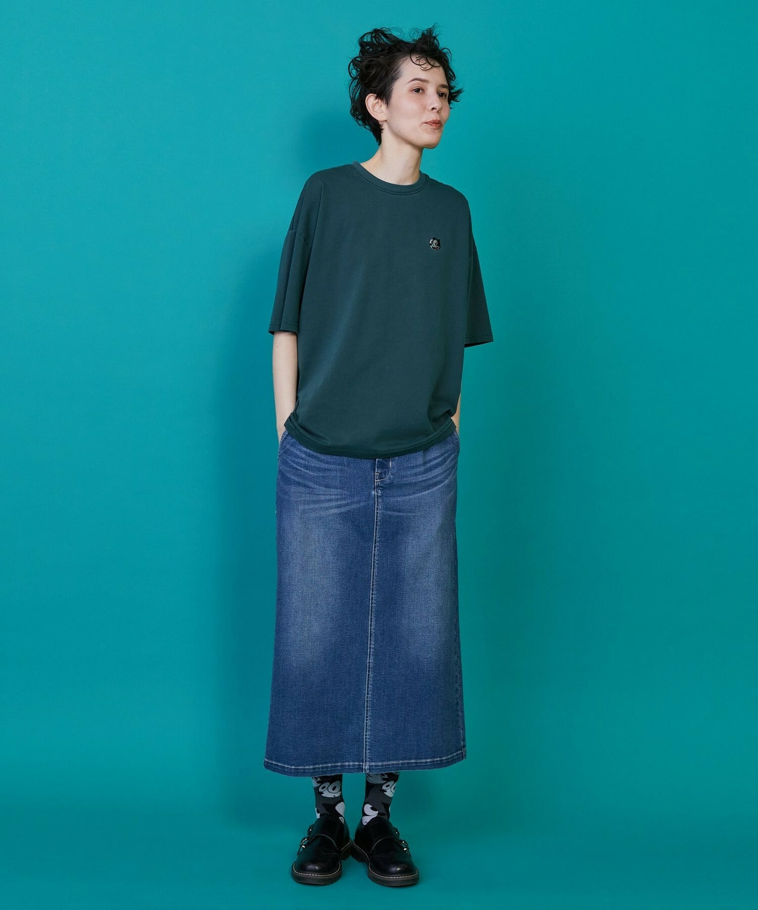 【FRAPBOIS】FELIX ピグメントＴ 詳細画像 グリーン 14