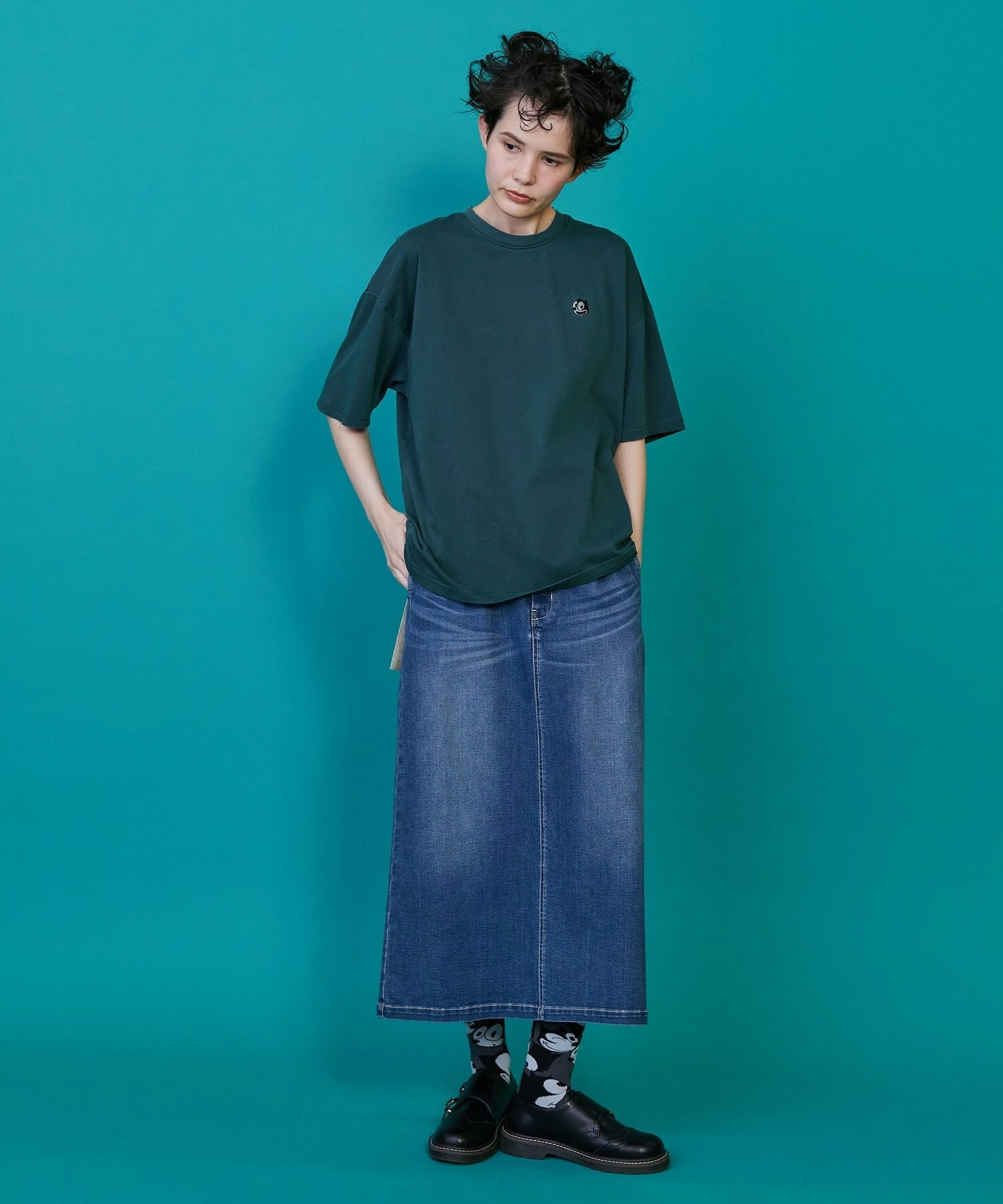 【FRAPBOIS】FELIX ピグメントＴ 詳細画像 グリーン 15