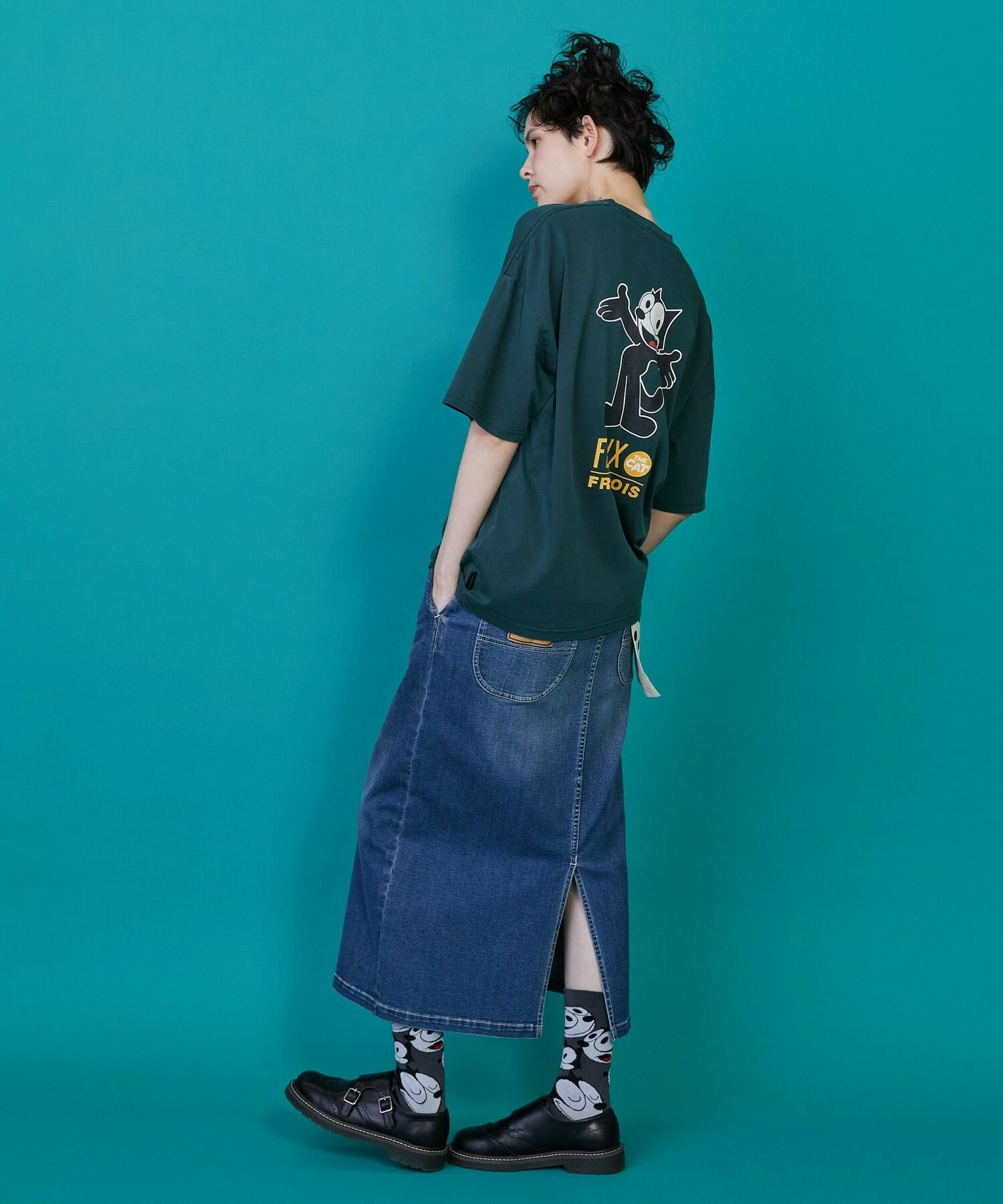 【FRAPBOIS】FELIX ピグメントＴ 詳細画像 グリーン 17