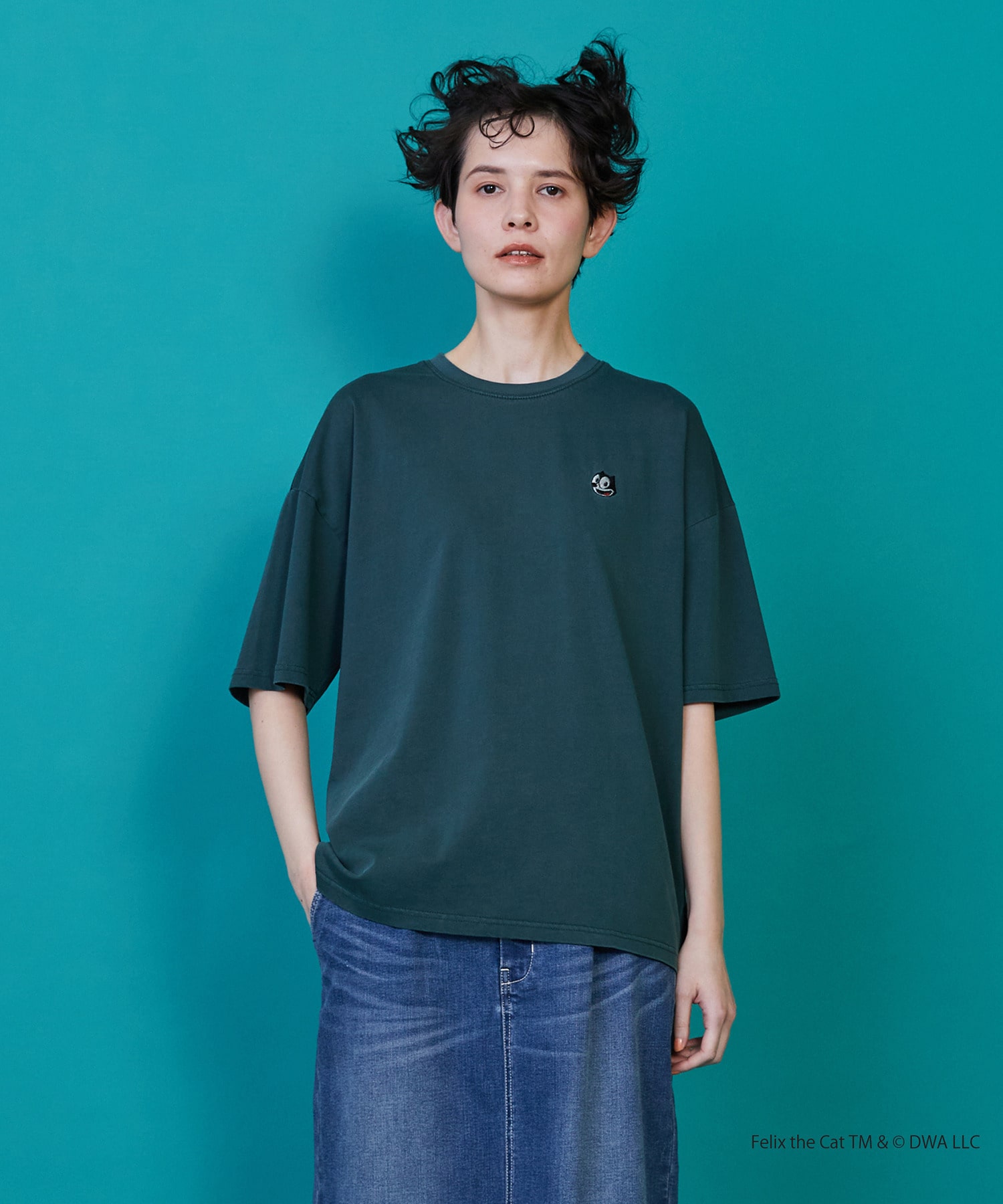 【FRAPBOIS】FELIX ピグメントＴ 詳細画像 グリーン 1