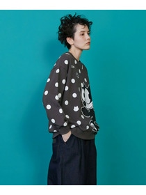 【FRAPBOIS】FELIX ドット裏毛 詳細画像 チャコールグレー 3