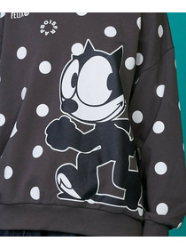 【FRAPBOIS】FELIX ドット裏毛 詳細画像 チャコールグレー 4