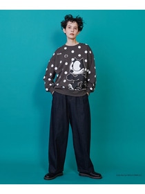 【FRAPBOIS】FELIX ドット裏毛 詳細画像 チャコールグレー 7