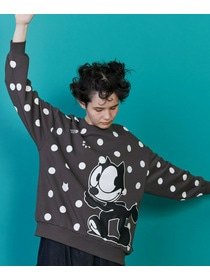 【FRAPBOIS】FELIX ドット裏毛 詳細画像 チャコールグレー 9