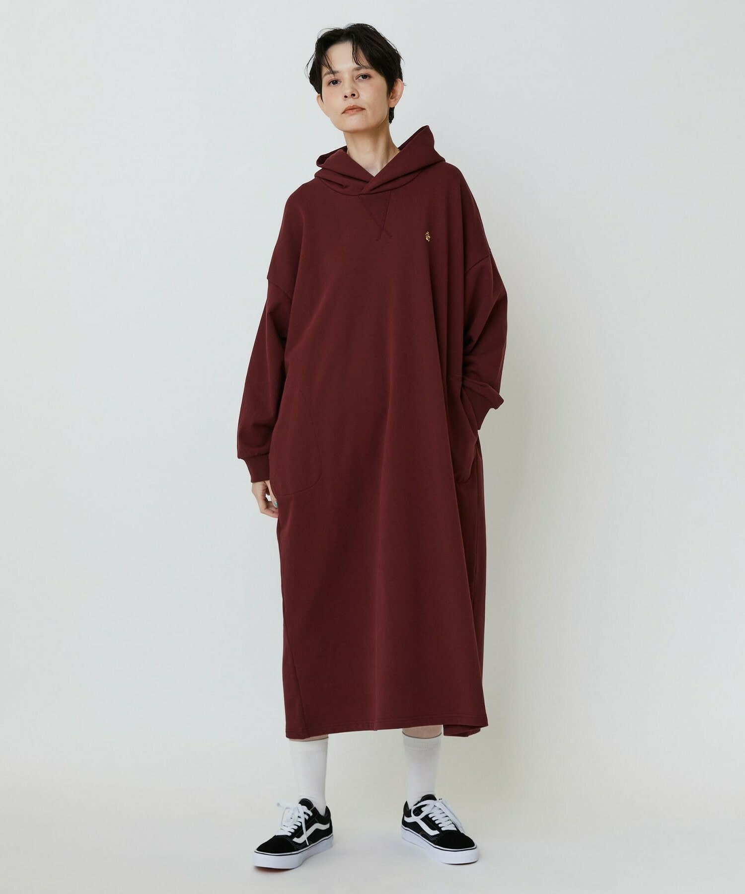 【FRAPBOIS PARK】フーディワンピ 詳細画像 ワイン 18