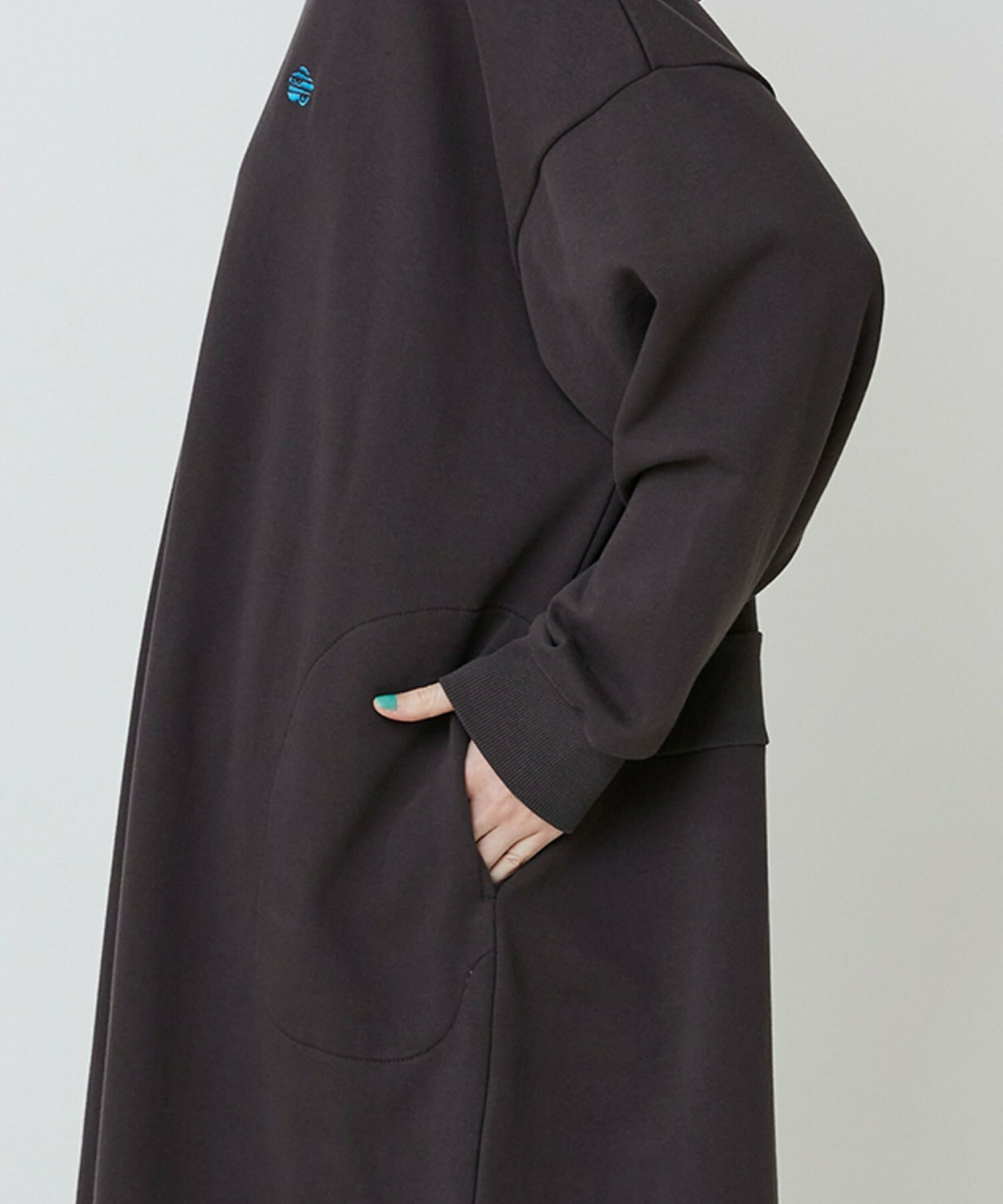 【FRAPBOIS PARK】フーディワンピ 詳細画像 ワイン 5