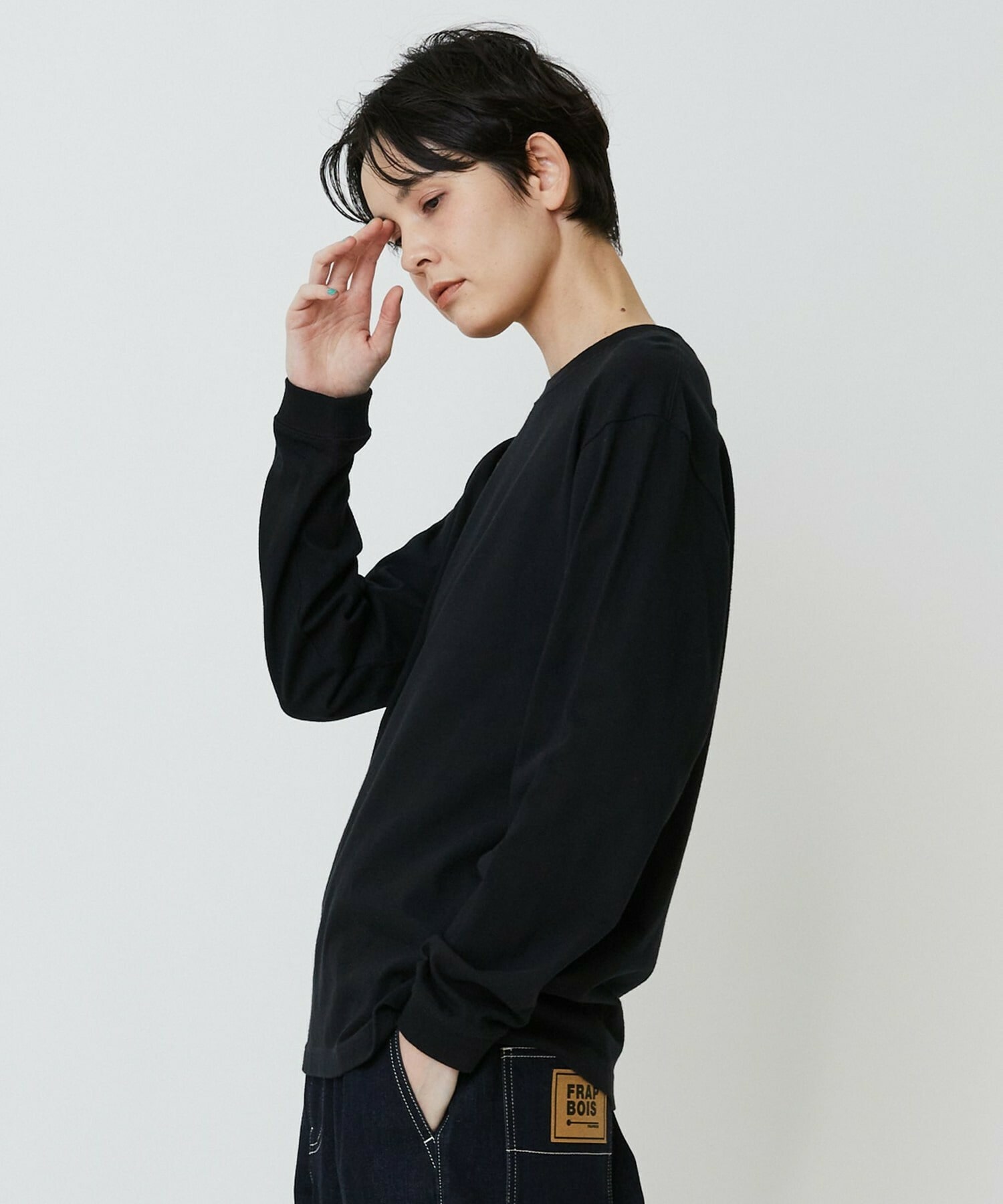 【FRAPBOIS PARK】パーキーL/S T 詳細画像 ブラック 13