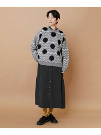 【FRAPBOIS】スプラッシュドット ワンピース 詳細画像 ネイビー 14