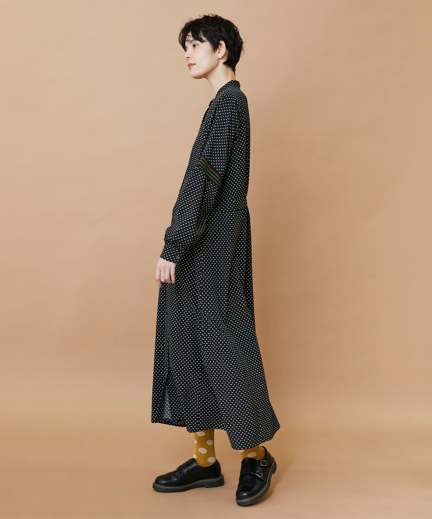 【FRAPBOIS】スプラッシュドット ワンピース 詳細画像 ネイビー 11