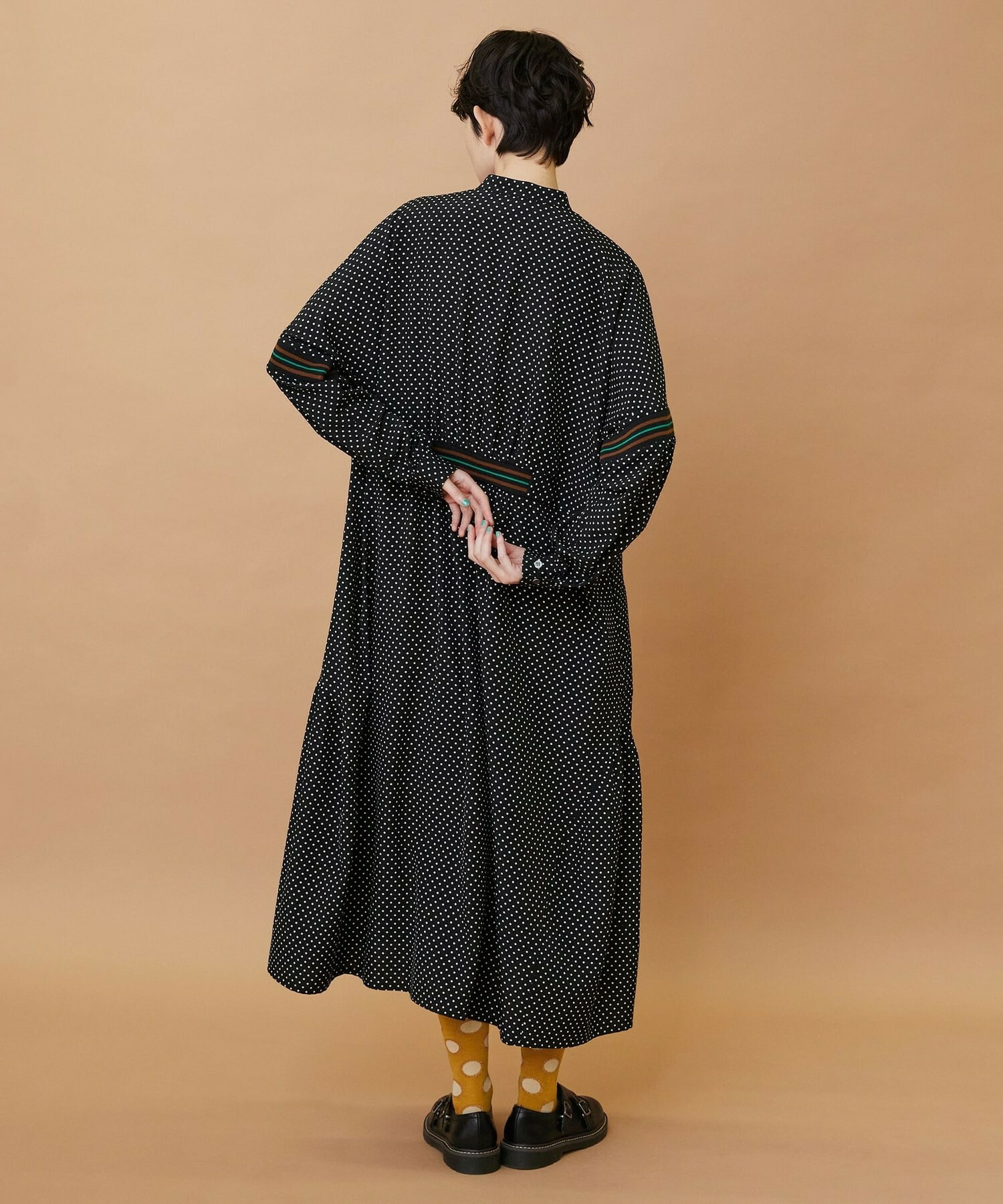 【FRAPBOIS】スプラッシュドット ワンピース 詳細画像 ネイビー 12