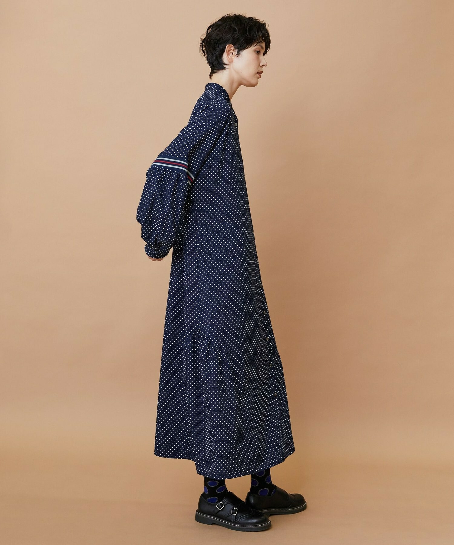 【FRAPBOIS】スプラッシュドット ワンピース 詳細画像 ネイビー 17