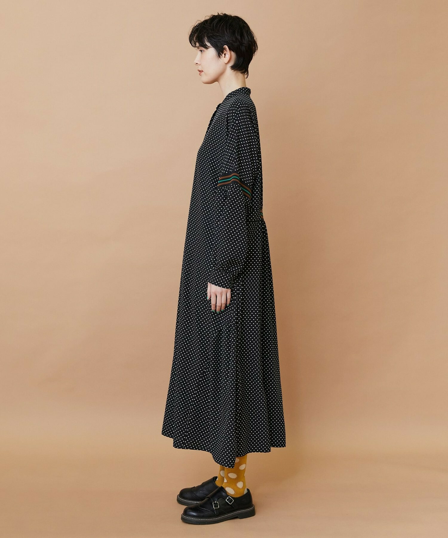 【FRAPBOIS】スプラッシュドット ワンピース 詳細画像 ネイビー 2