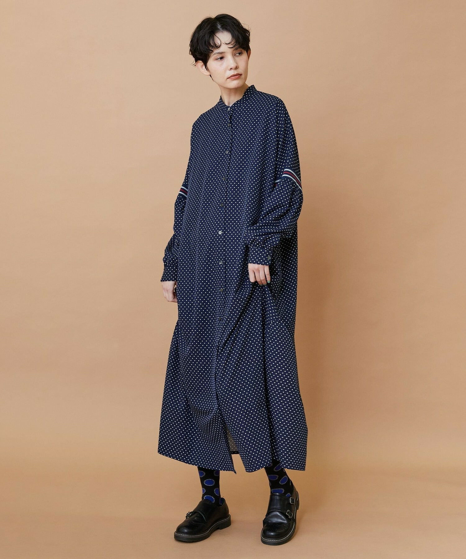 【FRAPBOIS】スプラッシュドット ワンピース 詳細画像 ネイビー 20