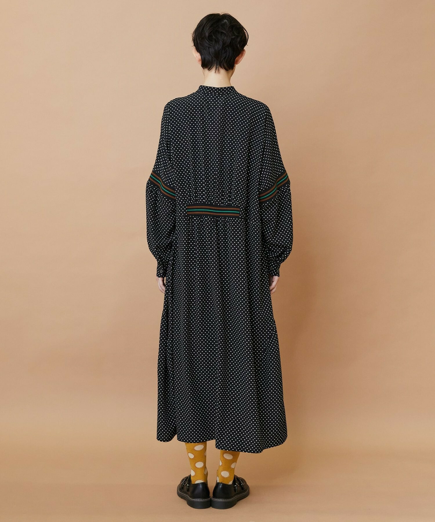 【FRAPBOIS】スプラッシュドット ワンピース 詳細画像 ネイビー 3