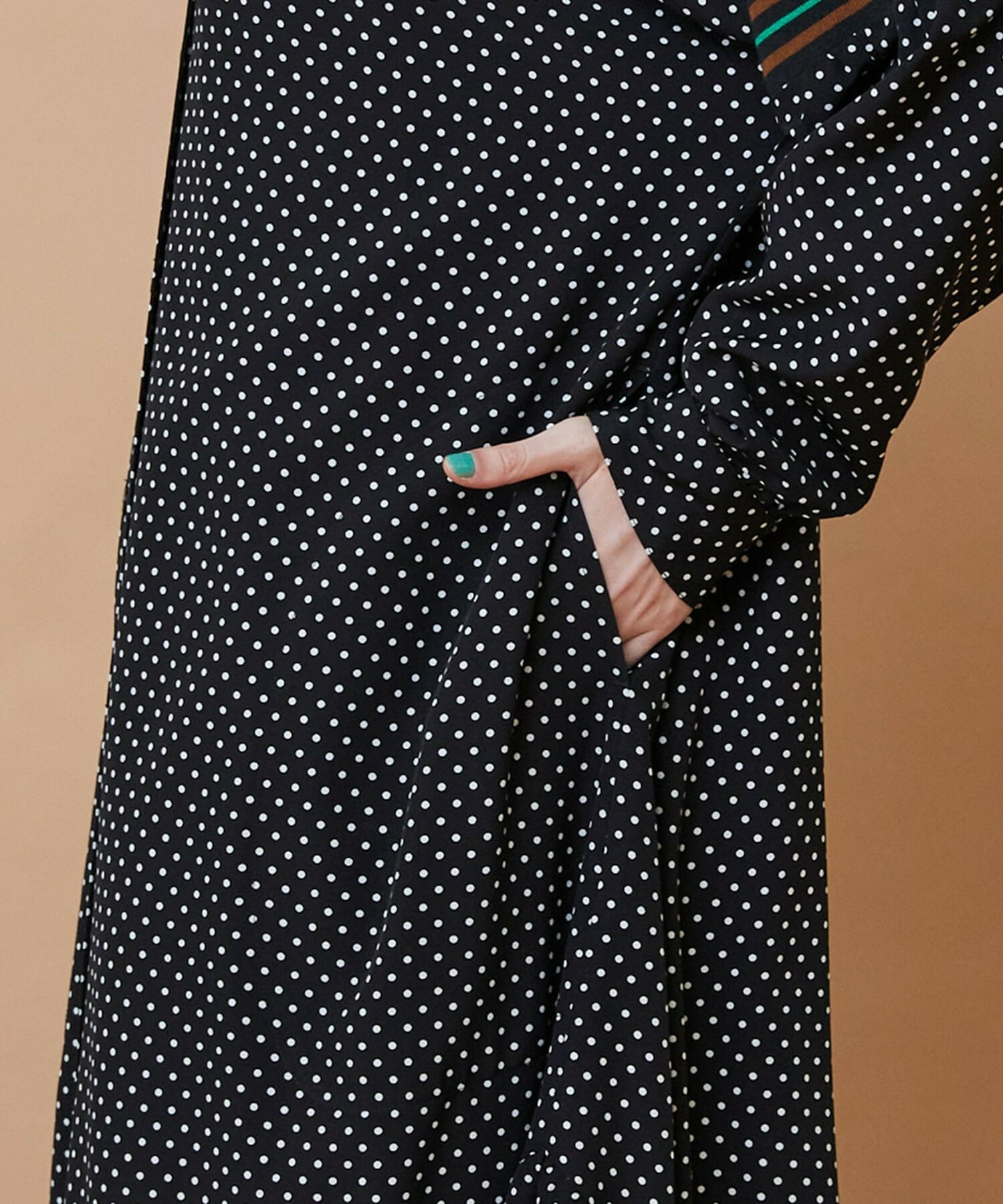 【FRAPBOIS】スプラッシュドット ワンピース 詳細画像 ネイビー 5