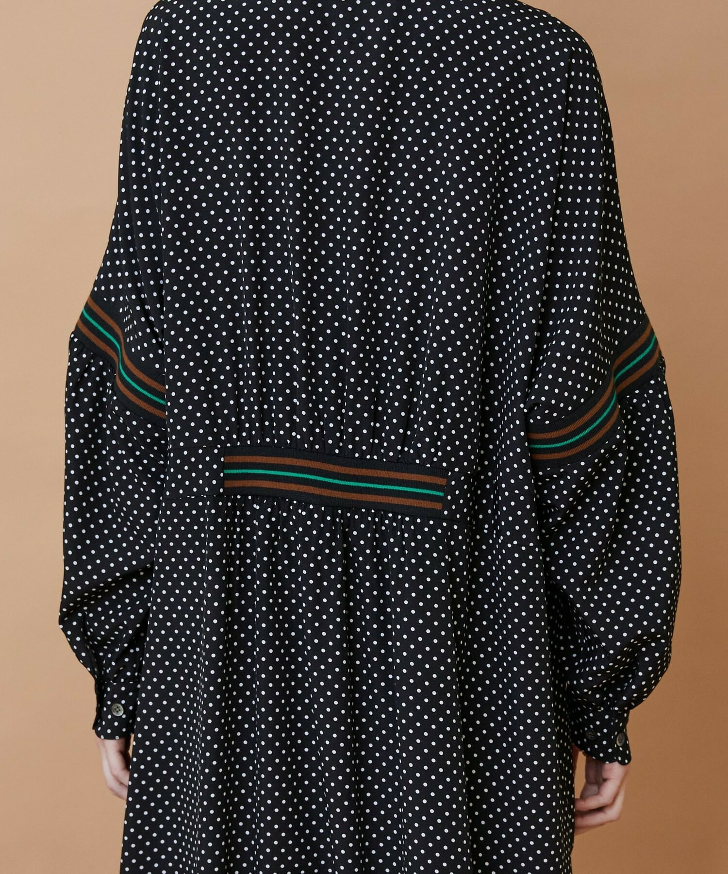 【FRAPBOIS】スプラッシュドット ワンピース 詳細画像 ネイビー 7