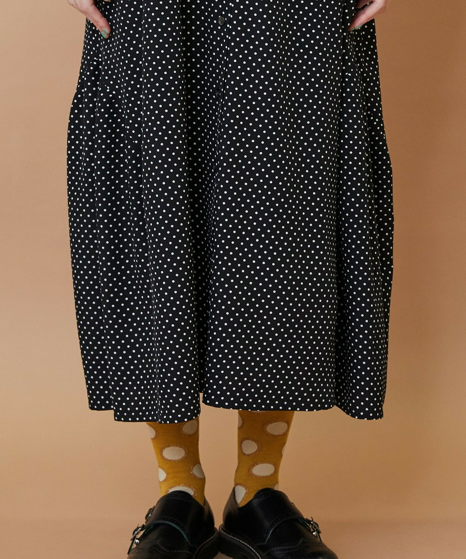 【FRAPBOIS】スプラッシュドット ワンピース 詳細画像 ネイビー 9