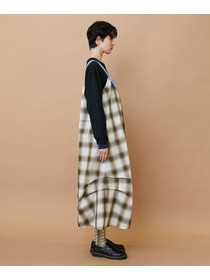 【FRAPBOIS】オンブレー ジャンパースカート 詳細画像 グリーン 11