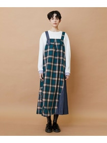 【FRAPBOIS】オンブレー ジャンパースカート 詳細画像 グリーン 15