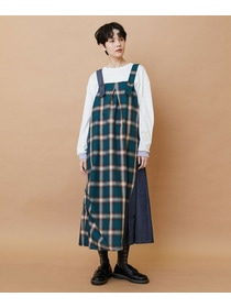 【FRAPBOIS】オンブレー ジャンパースカート 詳細画像 グリーン 16