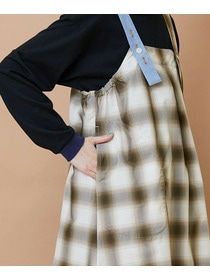 【FRAPBOIS】オンブレー ジャンパースカート 詳細画像 グリーン 4