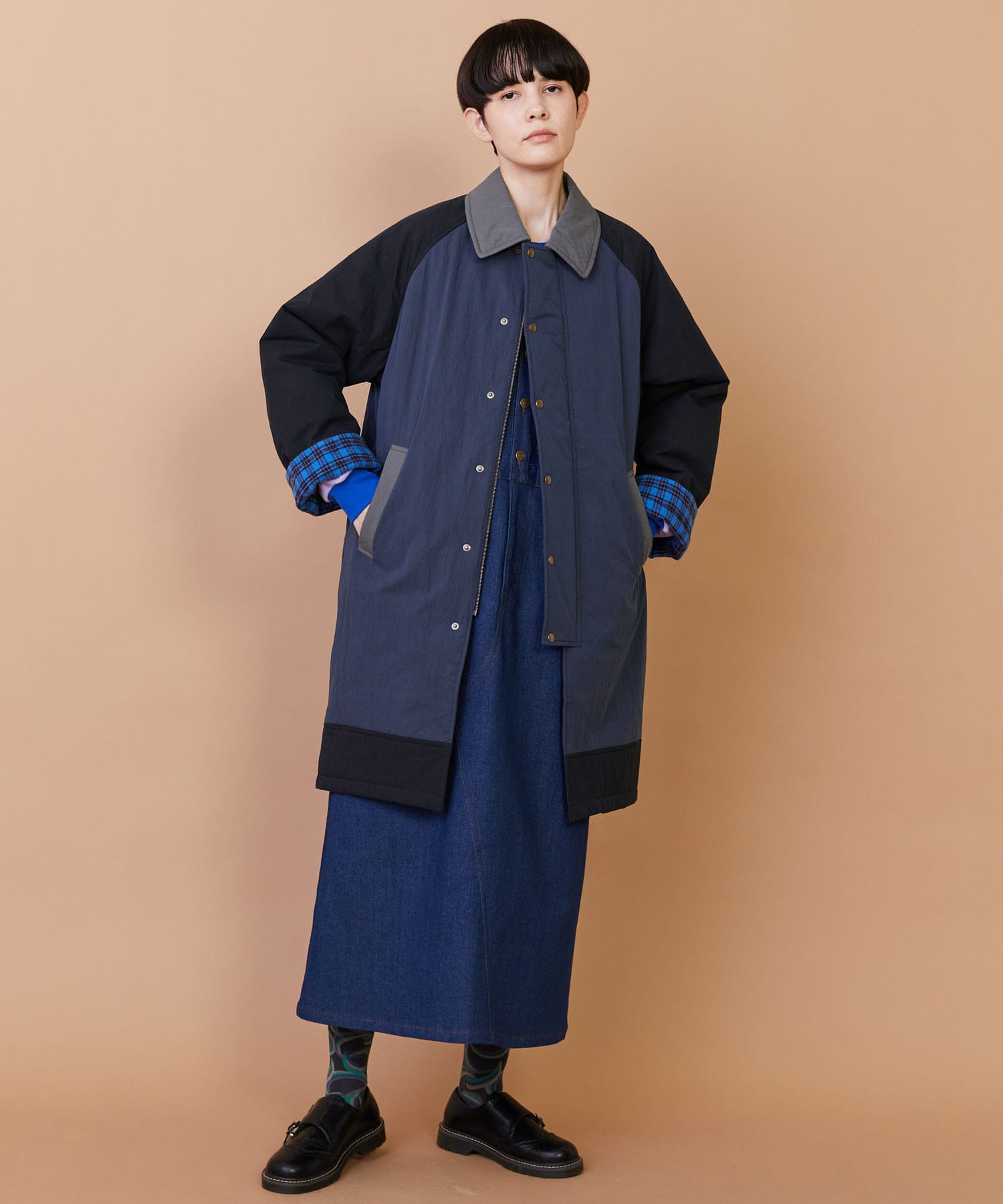 【FRAPBOIS】ジャスカータ ジャンパースカート 詳細画像 ネイビー 12