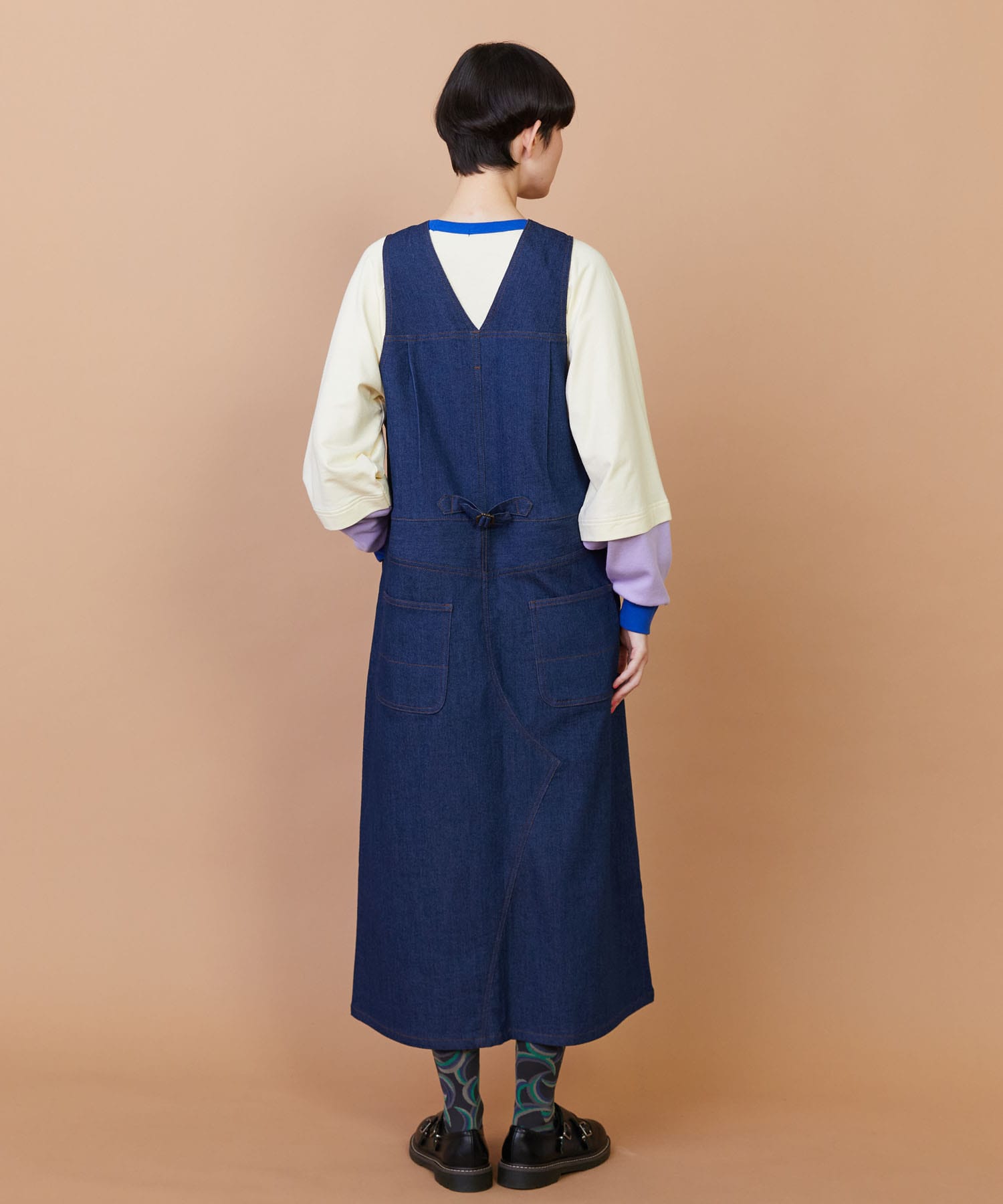 【FRAPBOIS】ジャスカータ ジャンパースカート 詳細画像 ネイビー 8