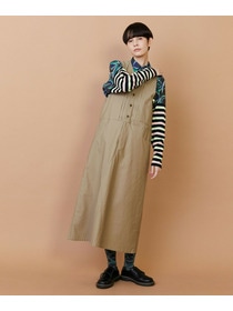 【FRAPBOIS】バックサテン ジャンパースカート 詳細画像 ベージュ 14