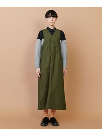 【FRAPBOIS】バックサテン ジャンパースカート 詳細画像 ベージュ 6