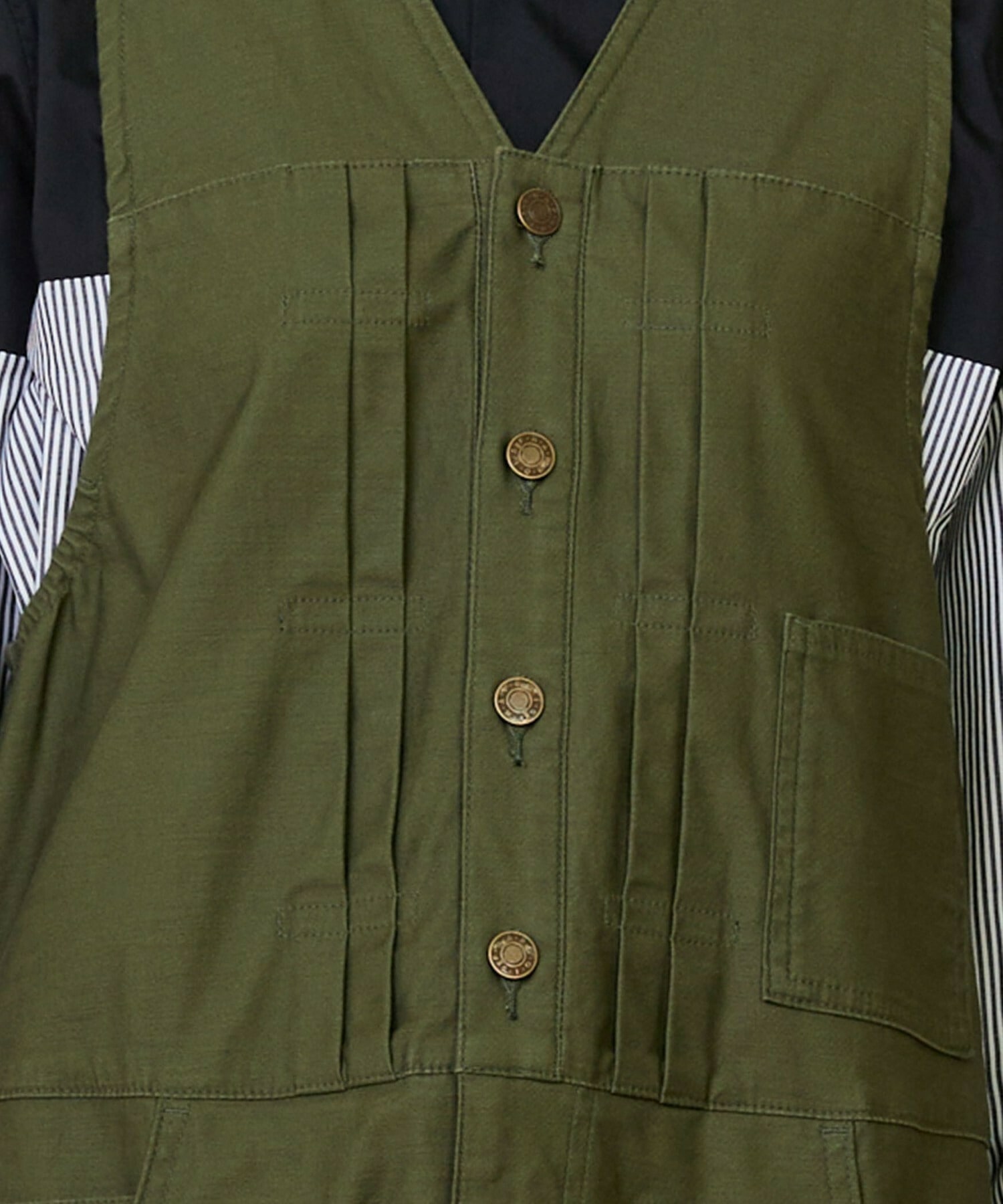 【FRAPBOIS】バックサテン ジャンパースカート 詳細画像 ベージュ 4