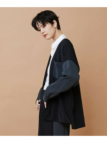 【FRAPBOIS】トーンギャバ シャツ 詳細画像 ブラック 12