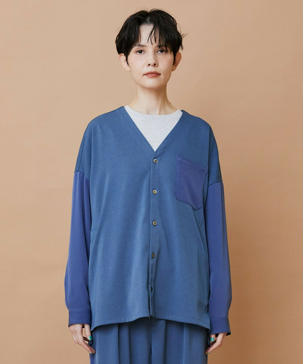 【FRAPBOIS】トーンギャバ シャツ