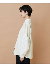 【FRAPBOIS】ベルベットシャツ 詳細画像 ブラック 1