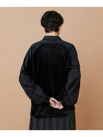 【FRAPBOIS】ベルベットシャツ 詳細画像 ブラック 12