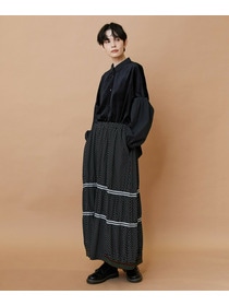 【FRAPBOIS】ベルベットシャツ 詳細画像 ブラック 16