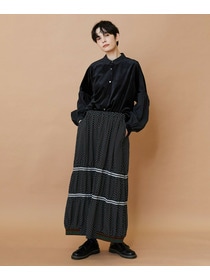 【FRAPBOIS】ベルベットシャツ 詳細画像 ブラック 18