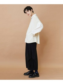 【FRAPBOIS】ベルベットシャツ 詳細画像 ブラック 6