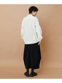 【FRAPBOIS】ベルベットシャツ 詳細画像 ブラック 7