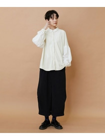 【FRAPBOIS】ベルベットシャツ 詳細画像 ブラック 8