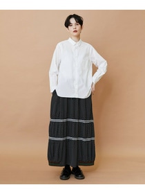 【FRAPBOIS】ニュースカラシャツ 詳細画像 ブラック 8