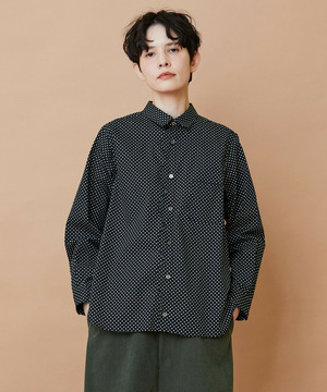 【FRAPBOIS】ニュースカラシャツ 詳細画像 ブラック 1