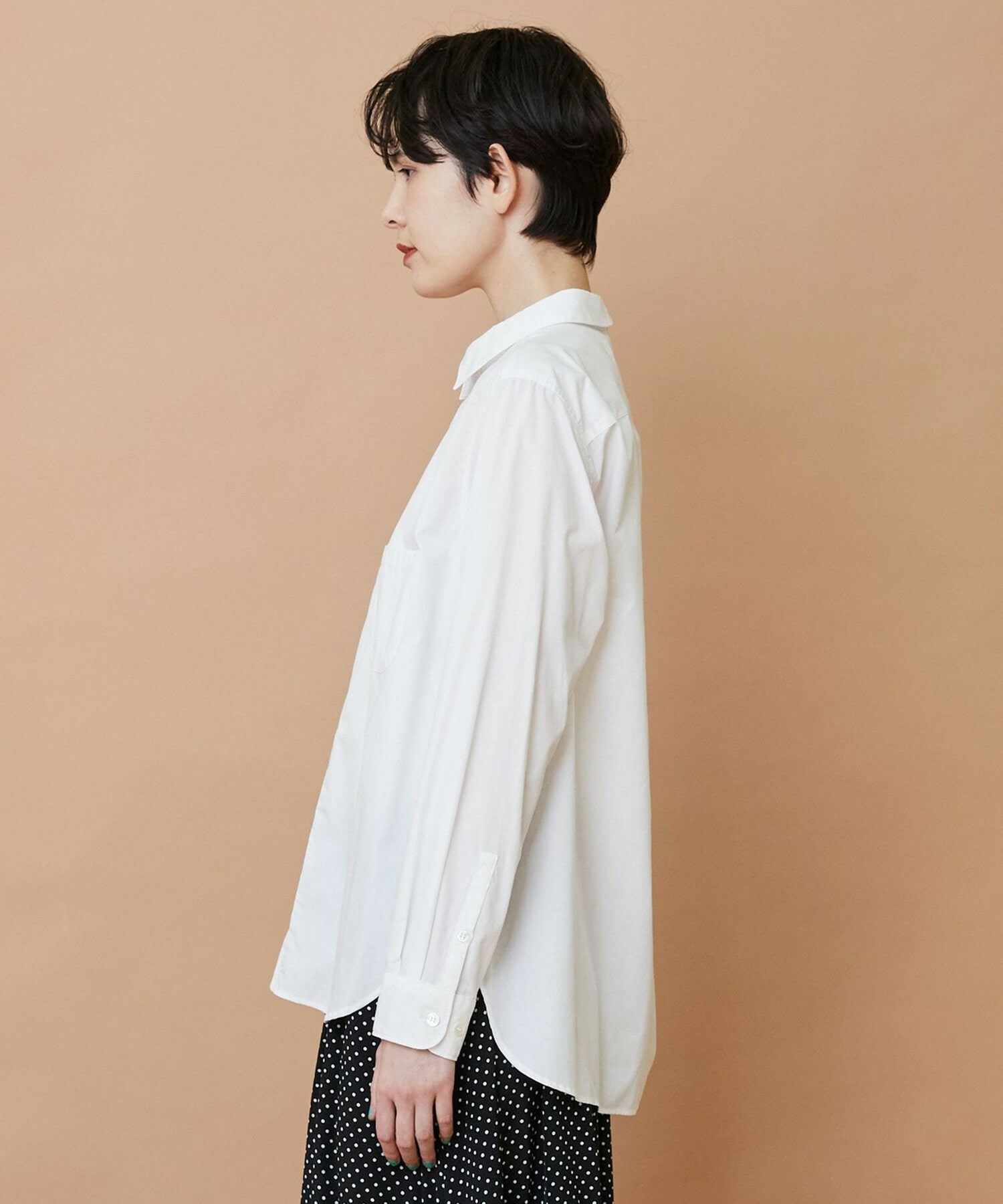 【FRAPBOIS】ニュースカラシャツ 詳細画像 ブラック 1