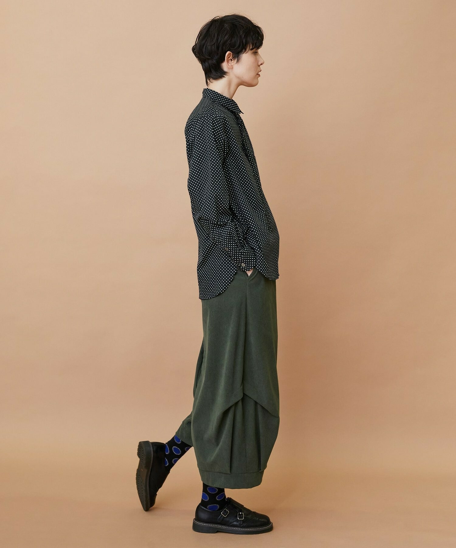 【FRAPBOIS】ニュースカラシャツ 詳細画像 ブラック 21