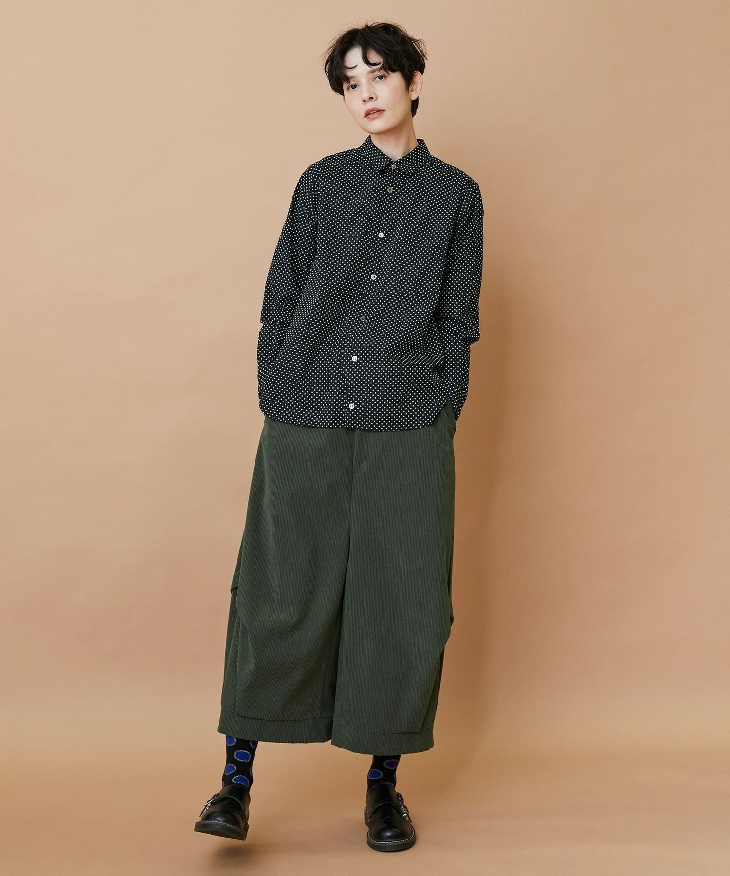 【FRAPBOIS】ニュースカラシャツ 詳細画像 ブラック 22